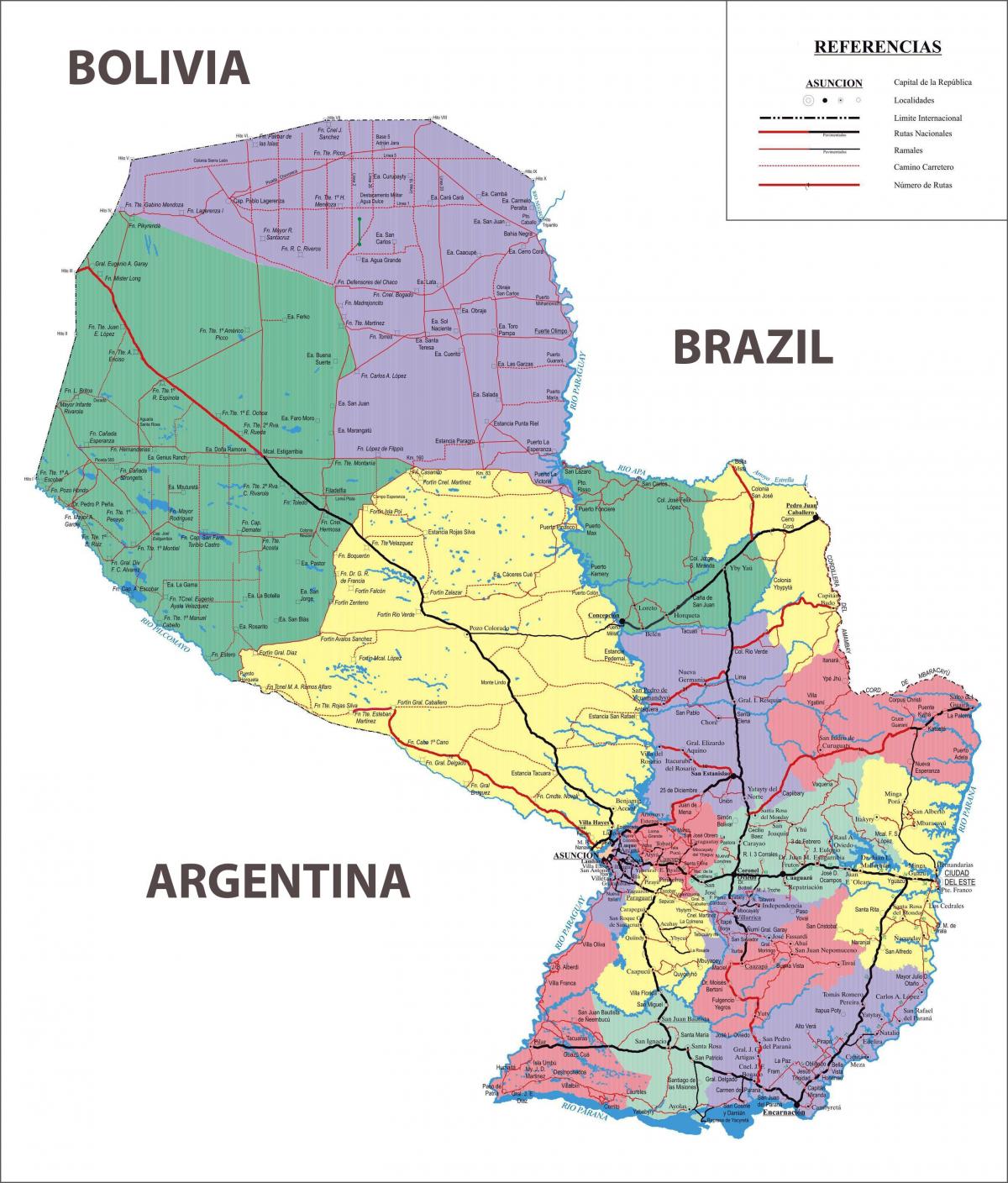 המפה של פרגוואי