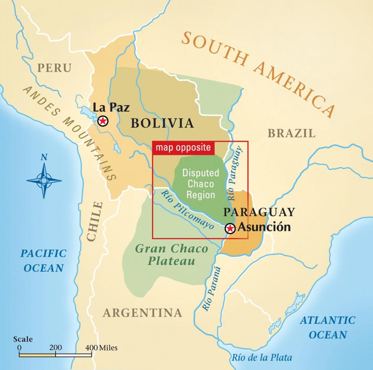מפה של ריו פרגוואי